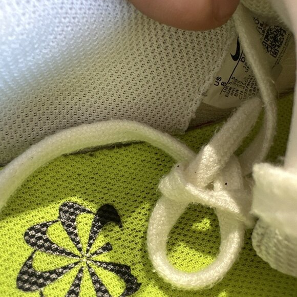 Nike Air Force 1 Crater Flyknit Womens Size 8 Shoes White Ice Blue Athletic - Picture 8 of 9